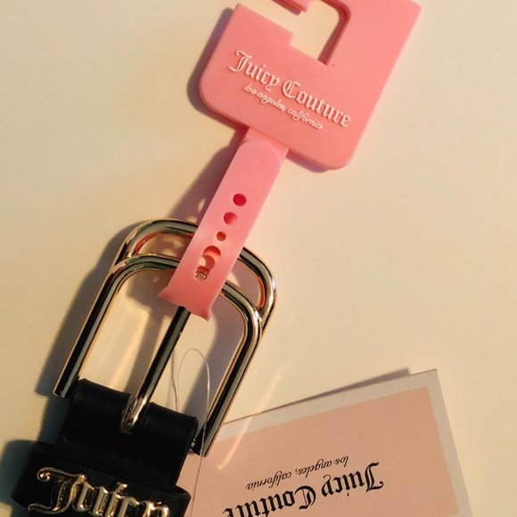 JUICY COUTURE Signature JUICY Logo Belt NWT in S/M - Picture 3 of 4